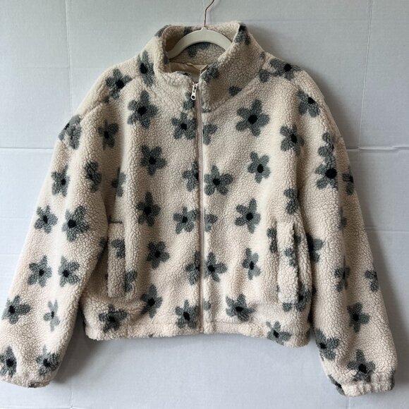 Women - S - NWT Rylee + Cru Daisy Fleece Jacket - Picture 1 of 5